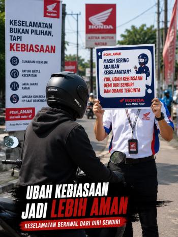 Masih Sering Abaikan Keselamatan? Astra Motor Natar Ajak Pengendara Ubah Kebiasaan